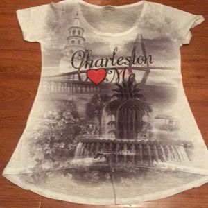 Charleston, NY shirt rhinestone
